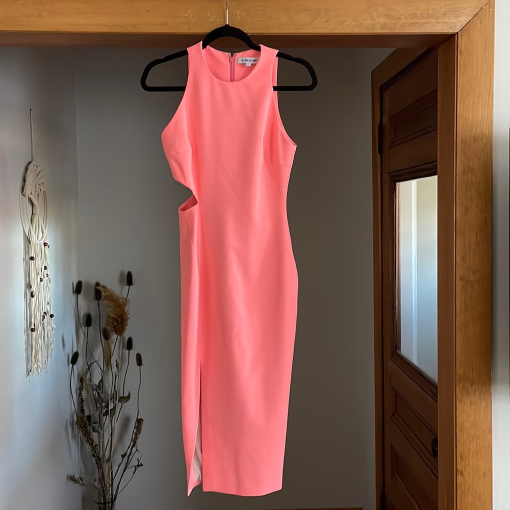 Elizabeth and James pink cocktail dress, S